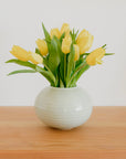 Banded Bulb Vase 18